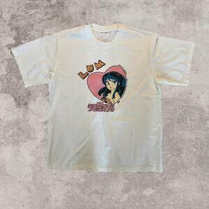 Urusei Yatsura Lum Tee 1989 Reprint Anime Shirt Graphic L Bootleg Giant Tultex